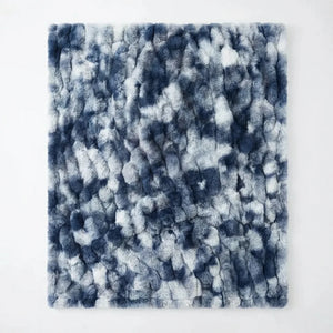 Faux Fur Throw Blanket - Ultra Soft Bubble Plush variation