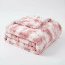 Luxury Faux Fur Throw Blanket - Fluffy Tie-Dye Plush variation