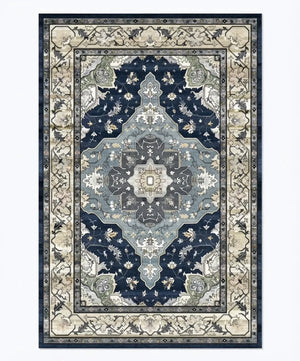 Vintage Persian Area Rug - Non-Slip Medallion variation