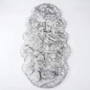 Sheepskin Runner Rug - Plush Double Pelt Design variation