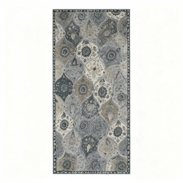 Non-Slip Area Rug - Soft Flannel Design variation