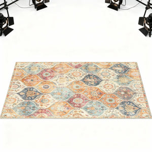 Non-Slip Area Rug - Soft Flannel Design variation